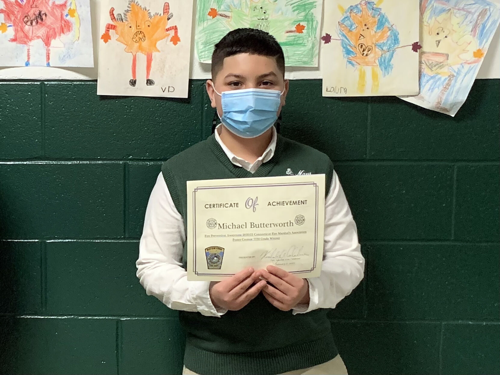Area Student Fire Safety Poster Contest Winners Announced